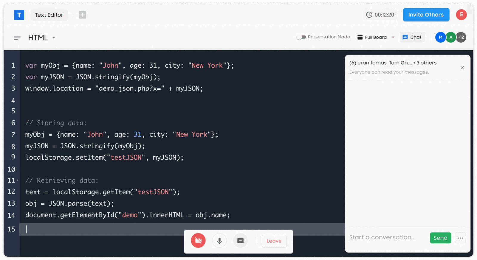 CodeEditor Slider